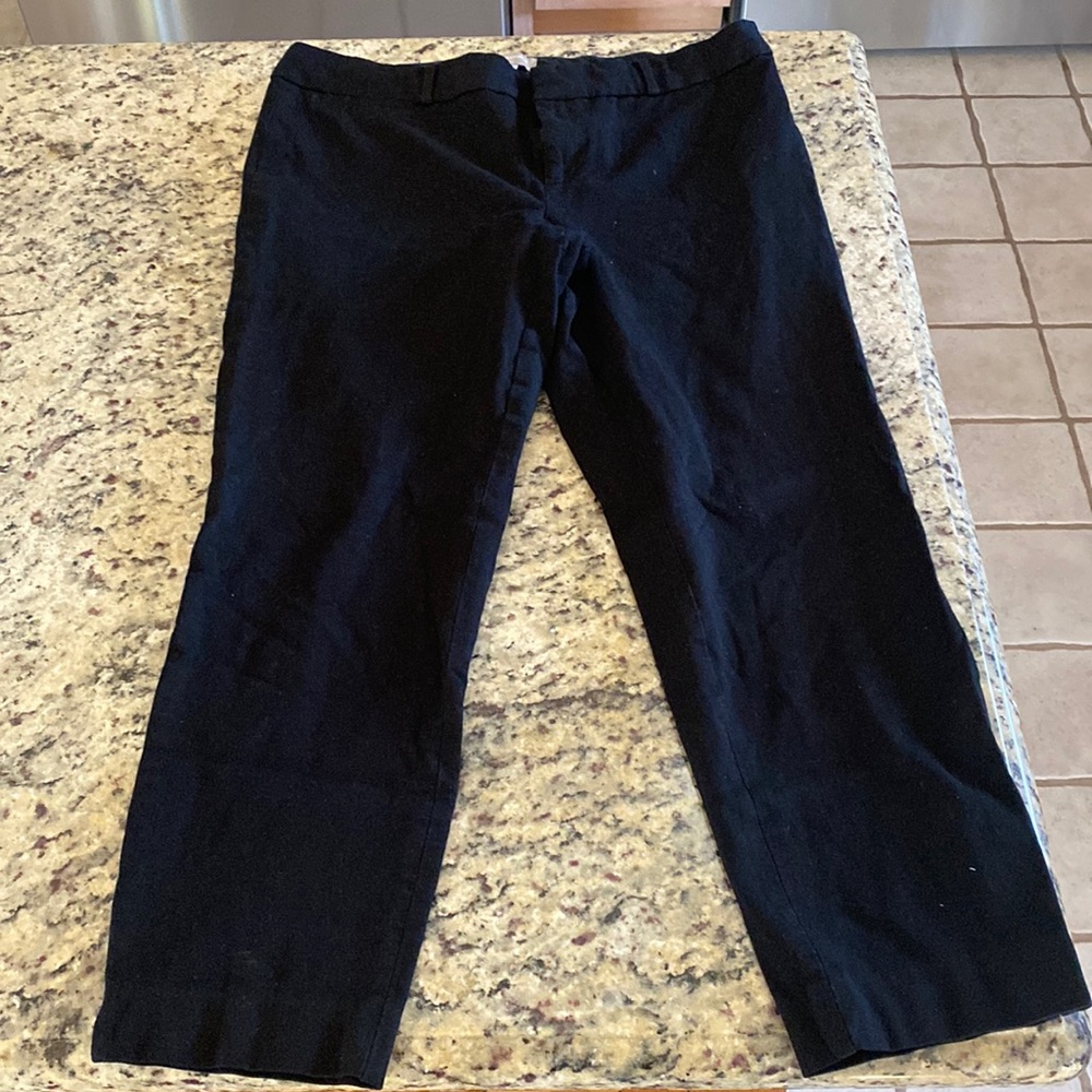 Banana Republic Black Sloan Fit pants, size 14